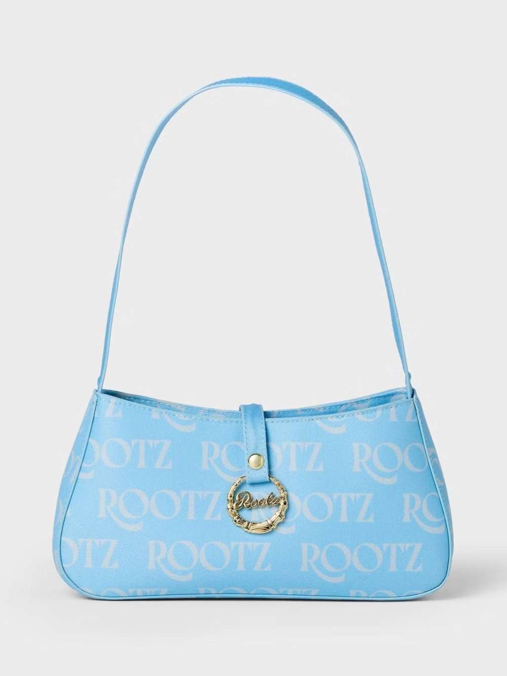 NWT Target Rootz Blue Monogram Mini Bag Purse Shoulder Bag